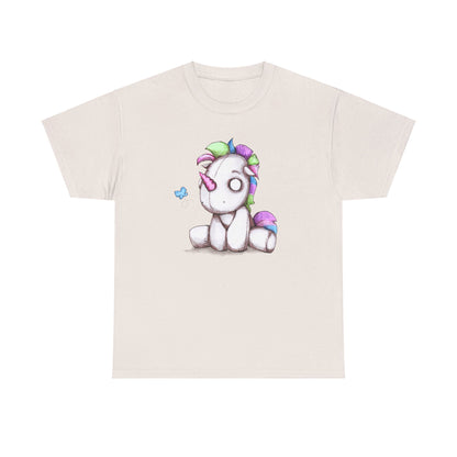 Plushie Unicorn Unisex Heavy Cotton Tee