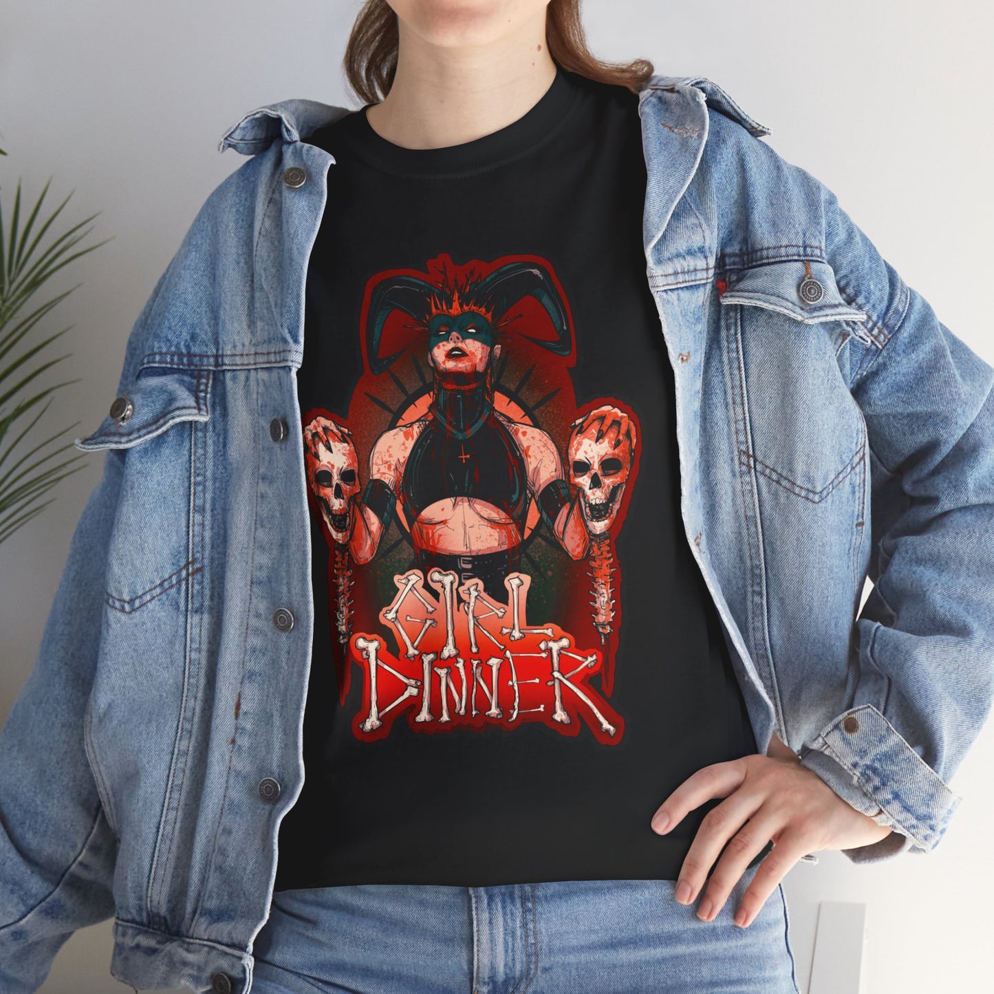 Girl Dinner Unisex Heavy Cotton Tee