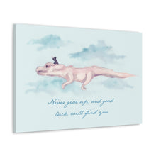 Never Give Up Canvas Gallery Wrapped Art Print