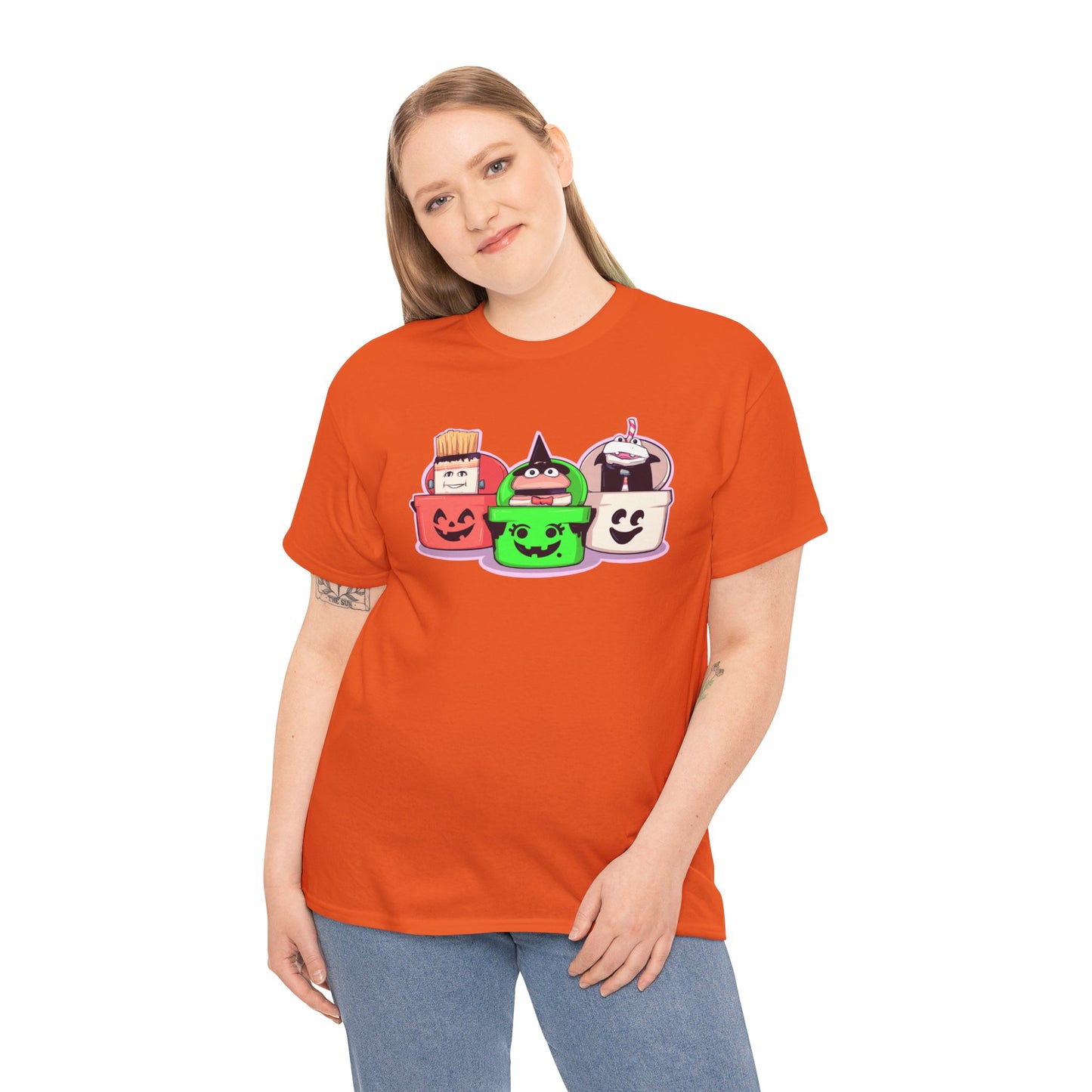 Spooky Fast Food Unisex Heavy Cotton Tee