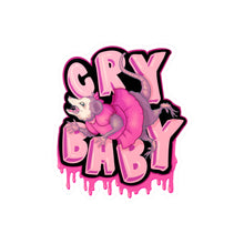 Cry Baby Kiss-Cut Vinyl Decal