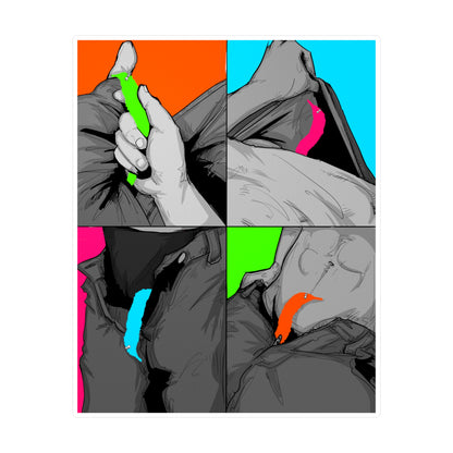 Worm Pics Kiss-Cut Vinyl Decal