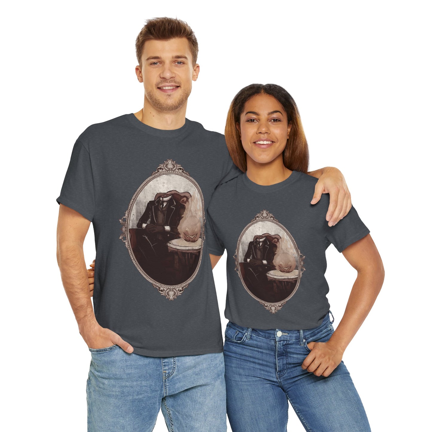 Victorian Headless Horseman Unisex Heavy Cotton Tee