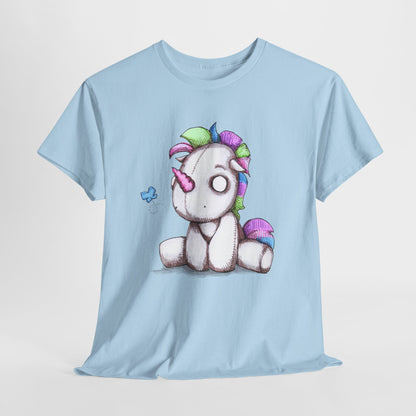 Plushie Unicorn Unisex Heavy Cotton Tee