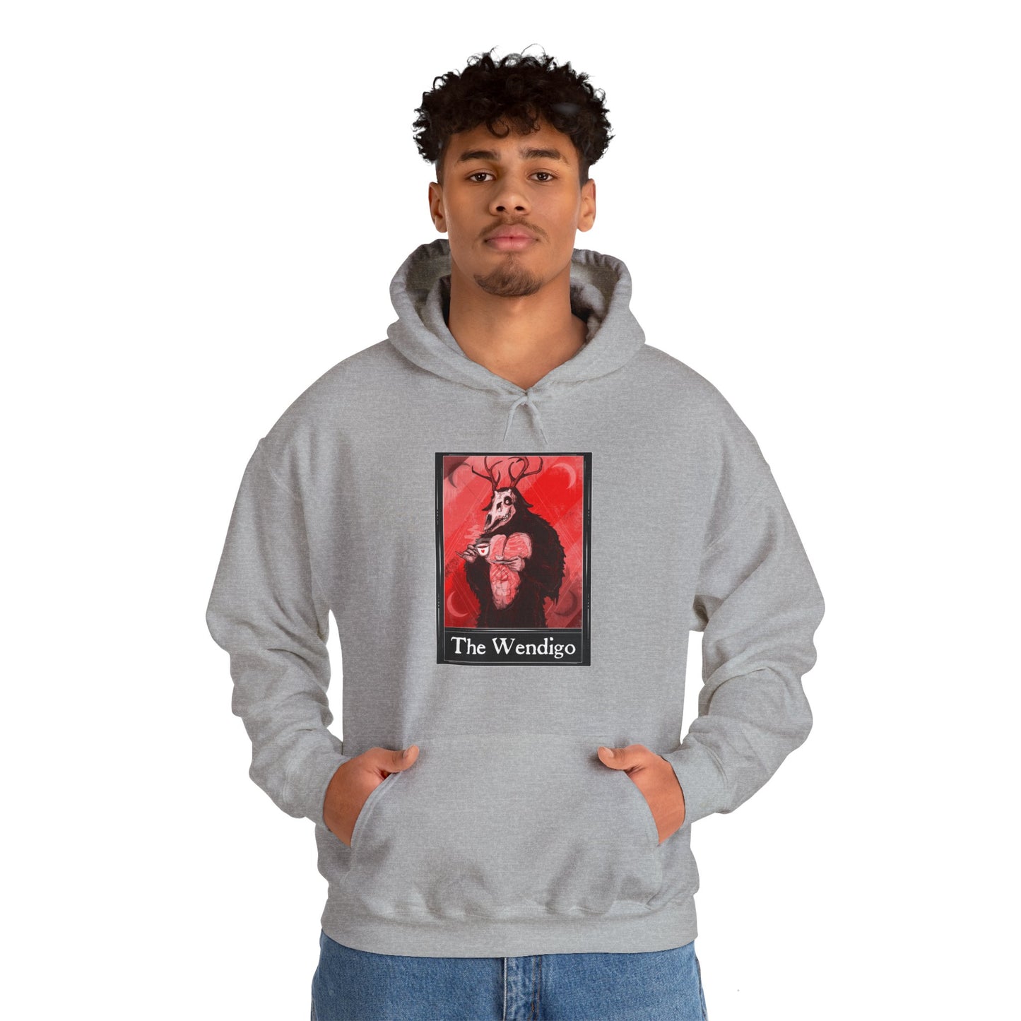 Wendigo Tarot Unisex Heavy Blend Hooded Sweatshirt