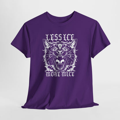 Less Ice More Mice Unisex Heavy Cotton Tee