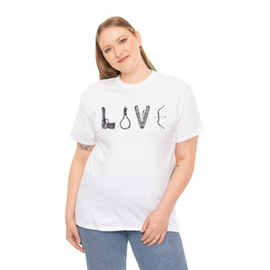 Love Is Death Unisex Heavy Cotton Tee