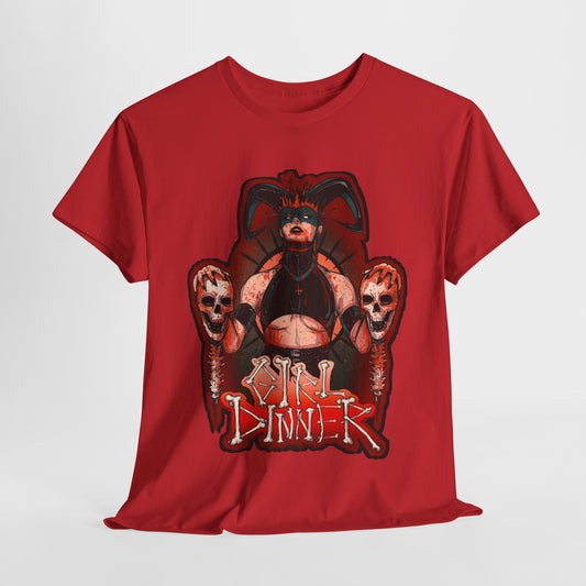 Girl Dinner Unisex Heavy Cotton Tee