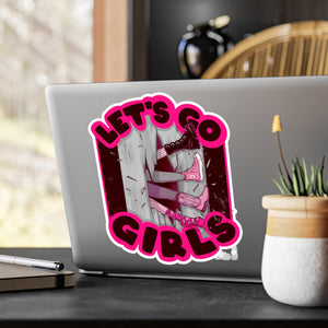 Let's Go Girls Kiss-Cut Vinyl Decal