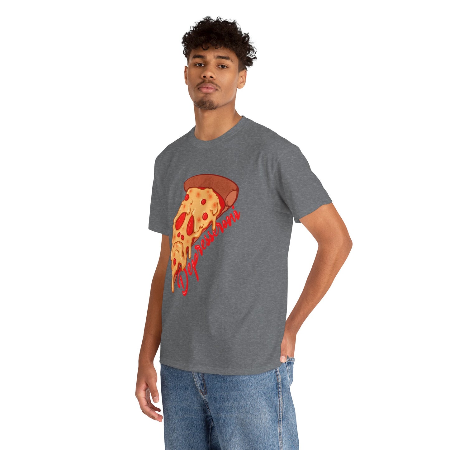 Depresseroni Unisex Heavy Cotton Tee