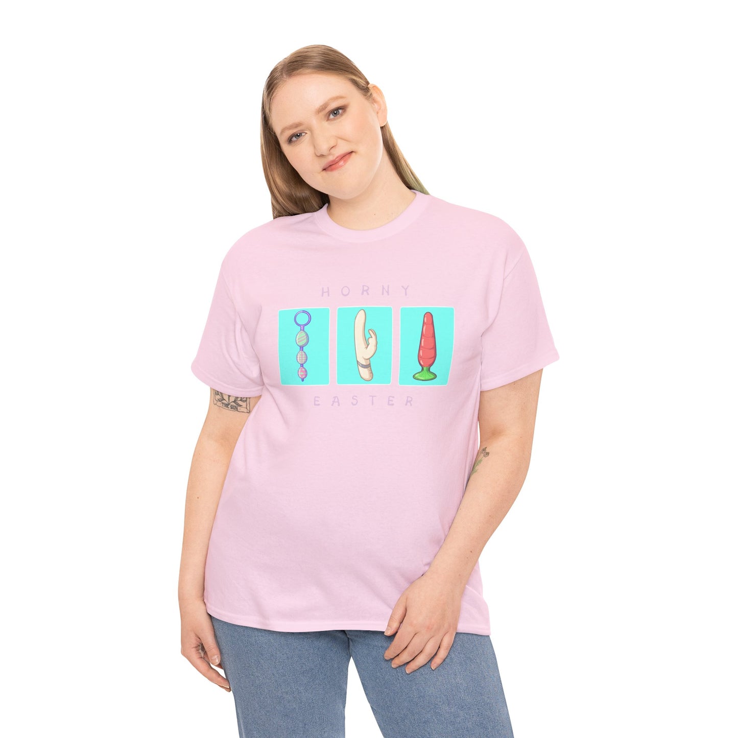 Horny Easter Unisex Heavy Cotton Tee