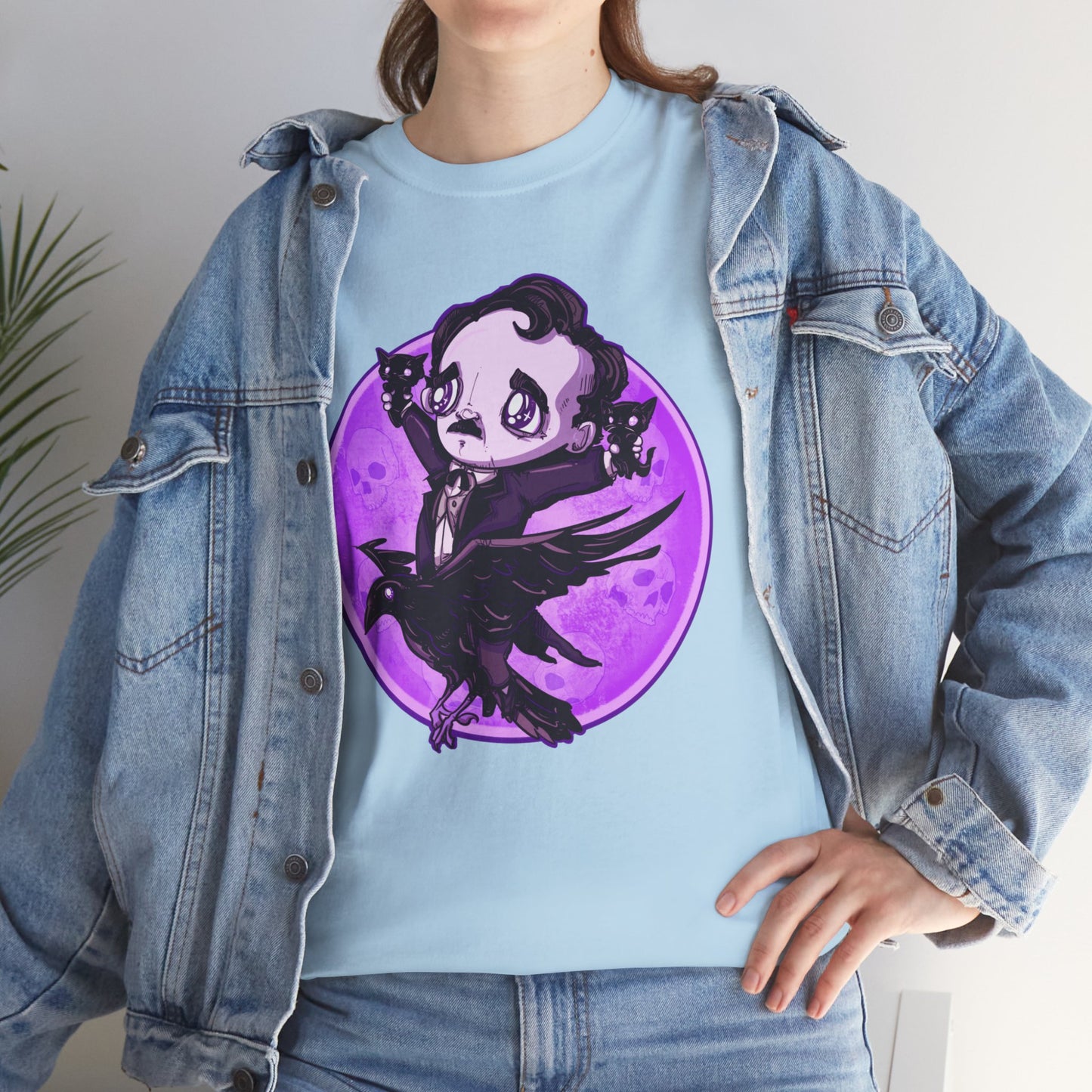 Poe Is Coming Unisex Heavy Cotton Tee