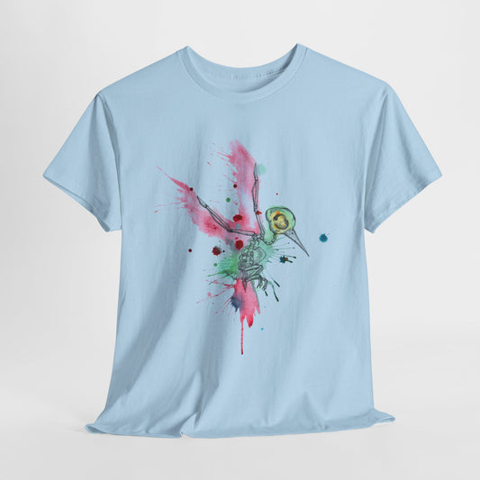 Watercolor Hummingbird Unisex Heavy Cotton Tee