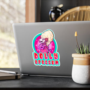 Dolly Opossum Kiss-Cut Vinyl Decal