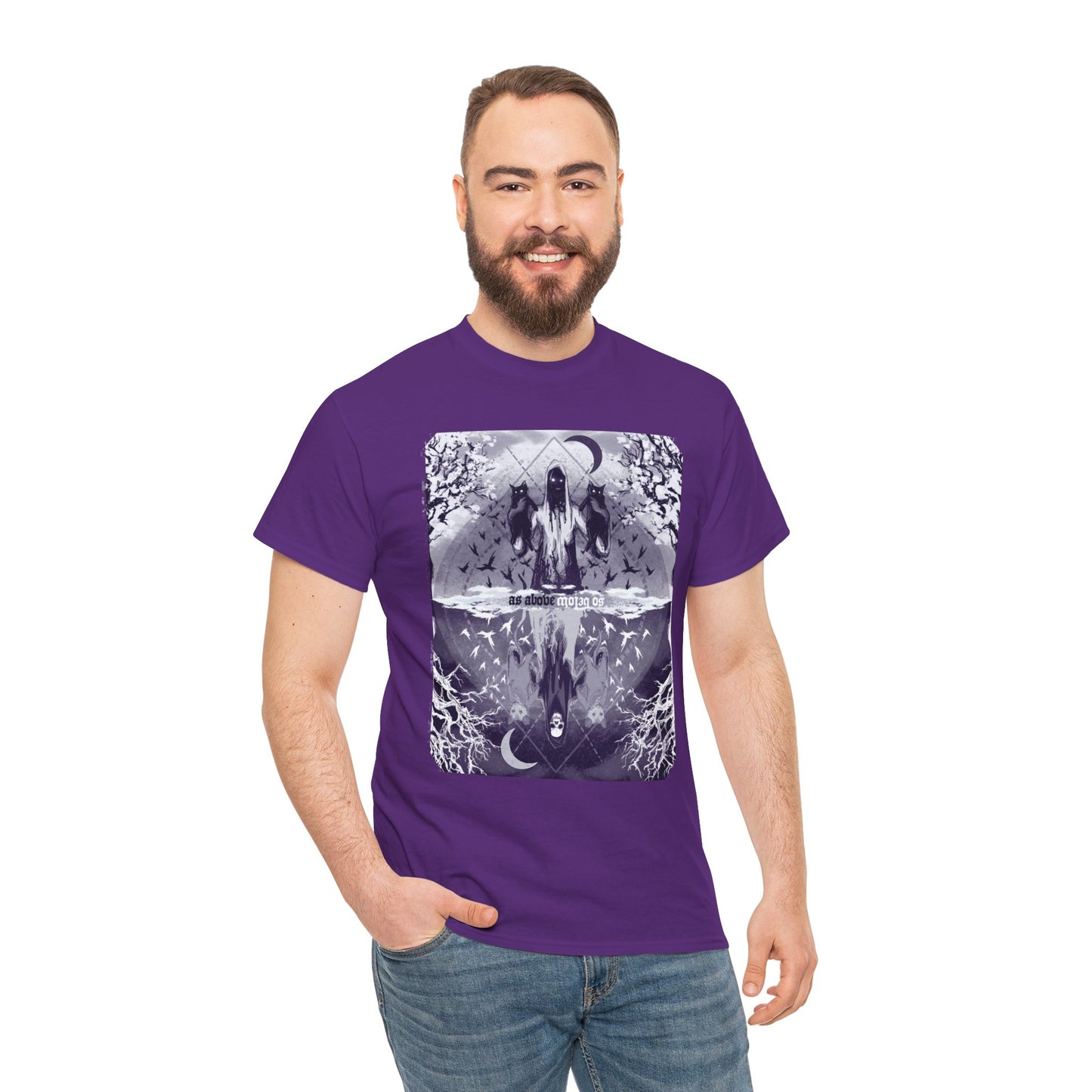 As Above So Below Unisex Heavy Cotton Tee