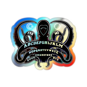 Ouija-Pus Holographic Die-cut Stickers