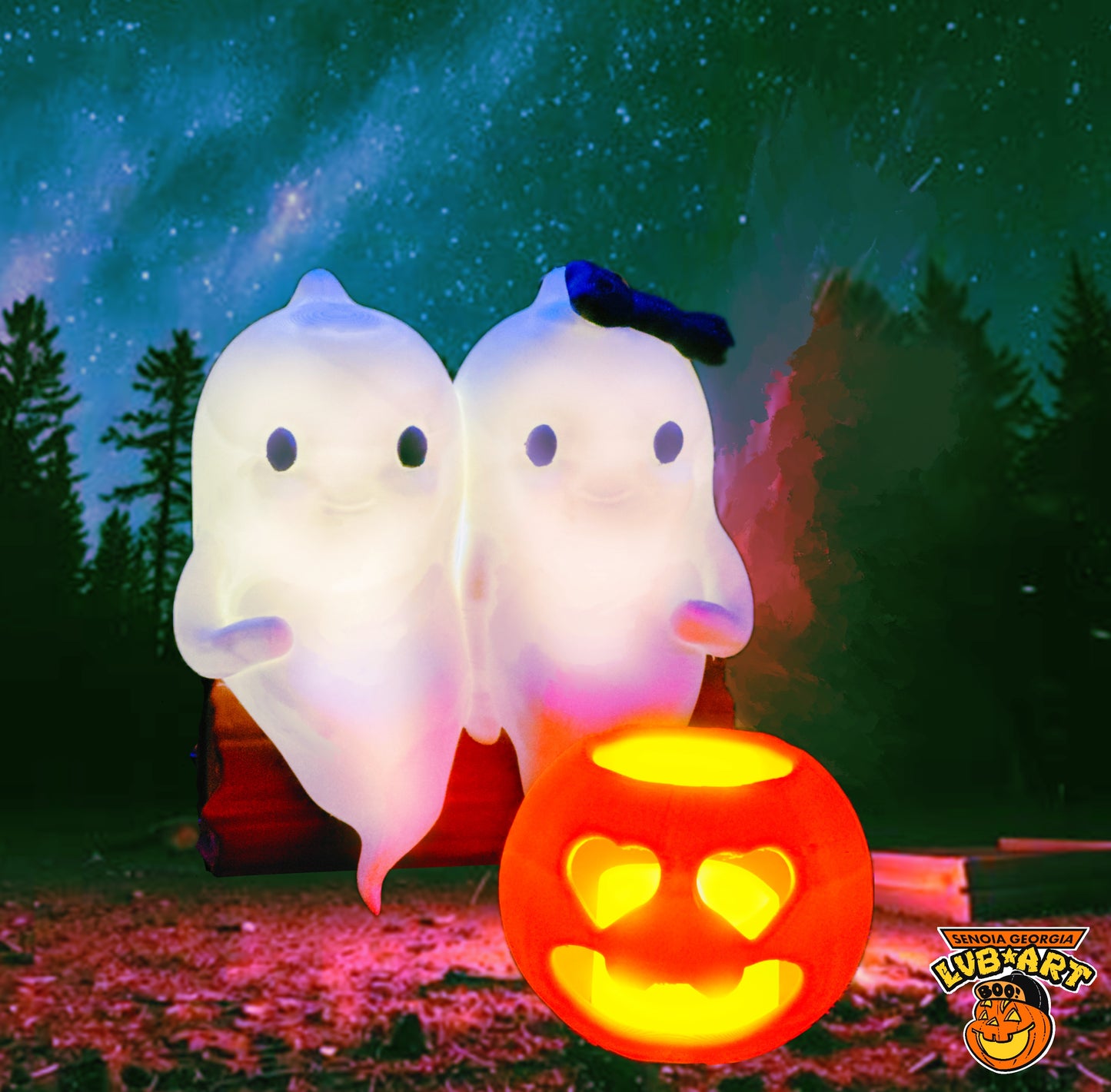 Spooky Spirit Date Campfire 3D Print