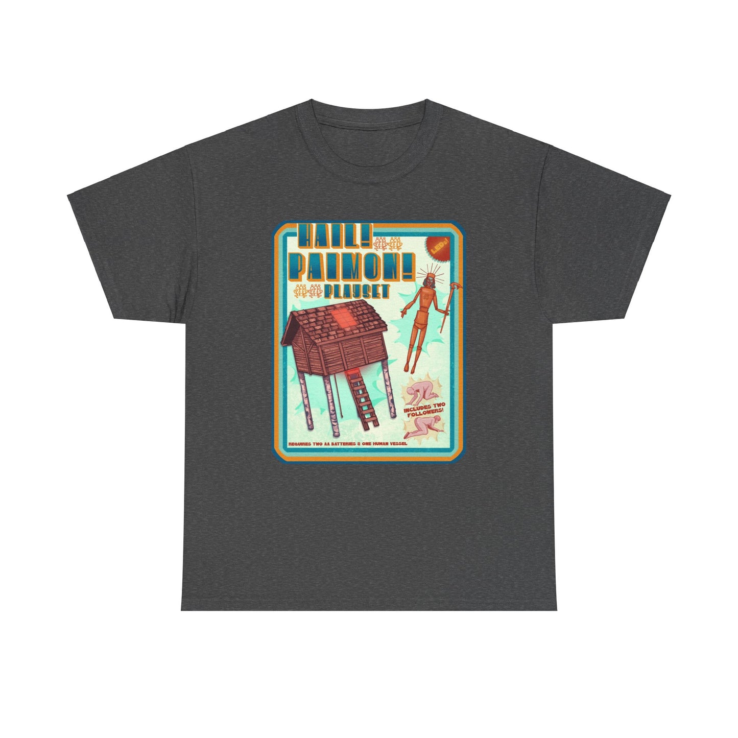 Hail Paimon Playset Unisex Heavy Cotton Tee