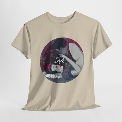 No White Unisex Heavy Cotton Tee