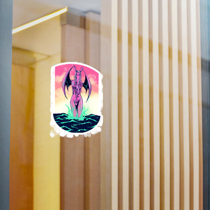 Lady Cthulhu Kiss-Cut Vinyl Decal