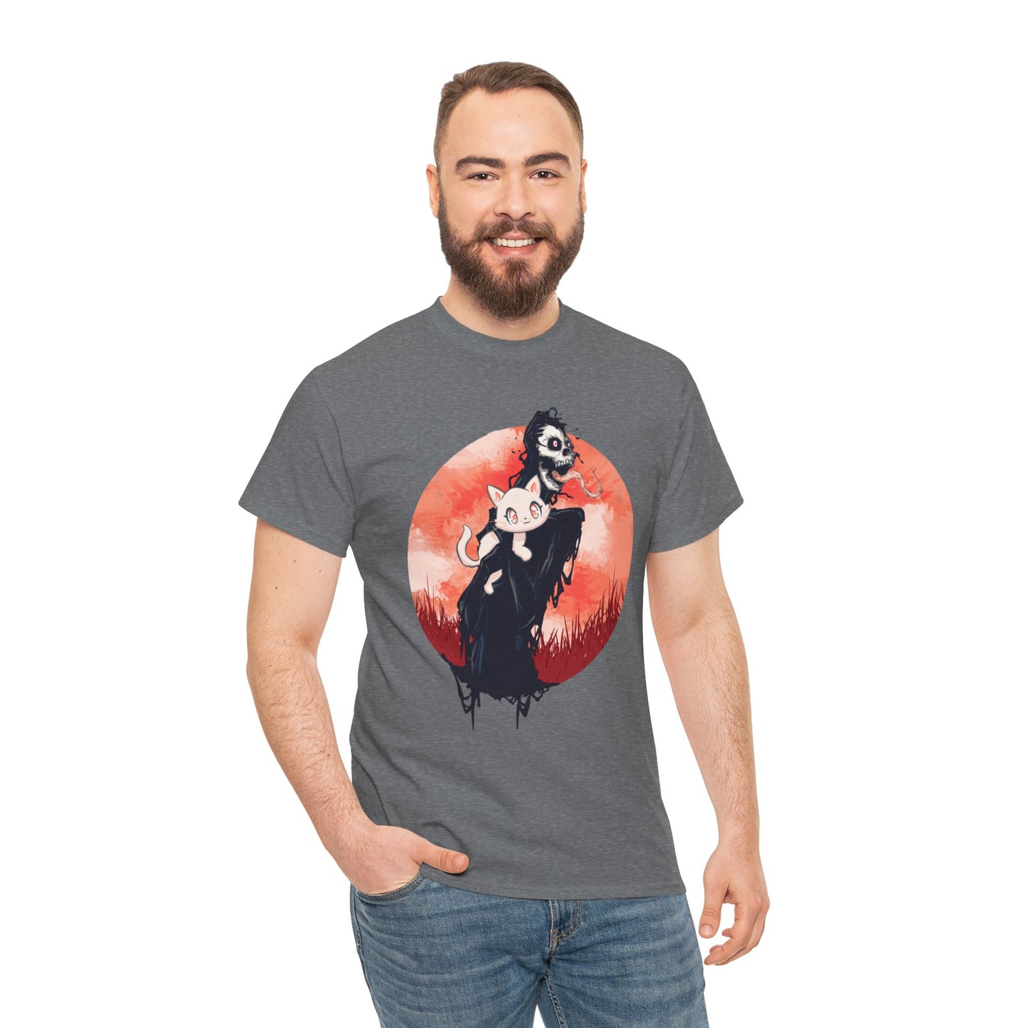Cat Person Unisex Heavy Cotton Tee