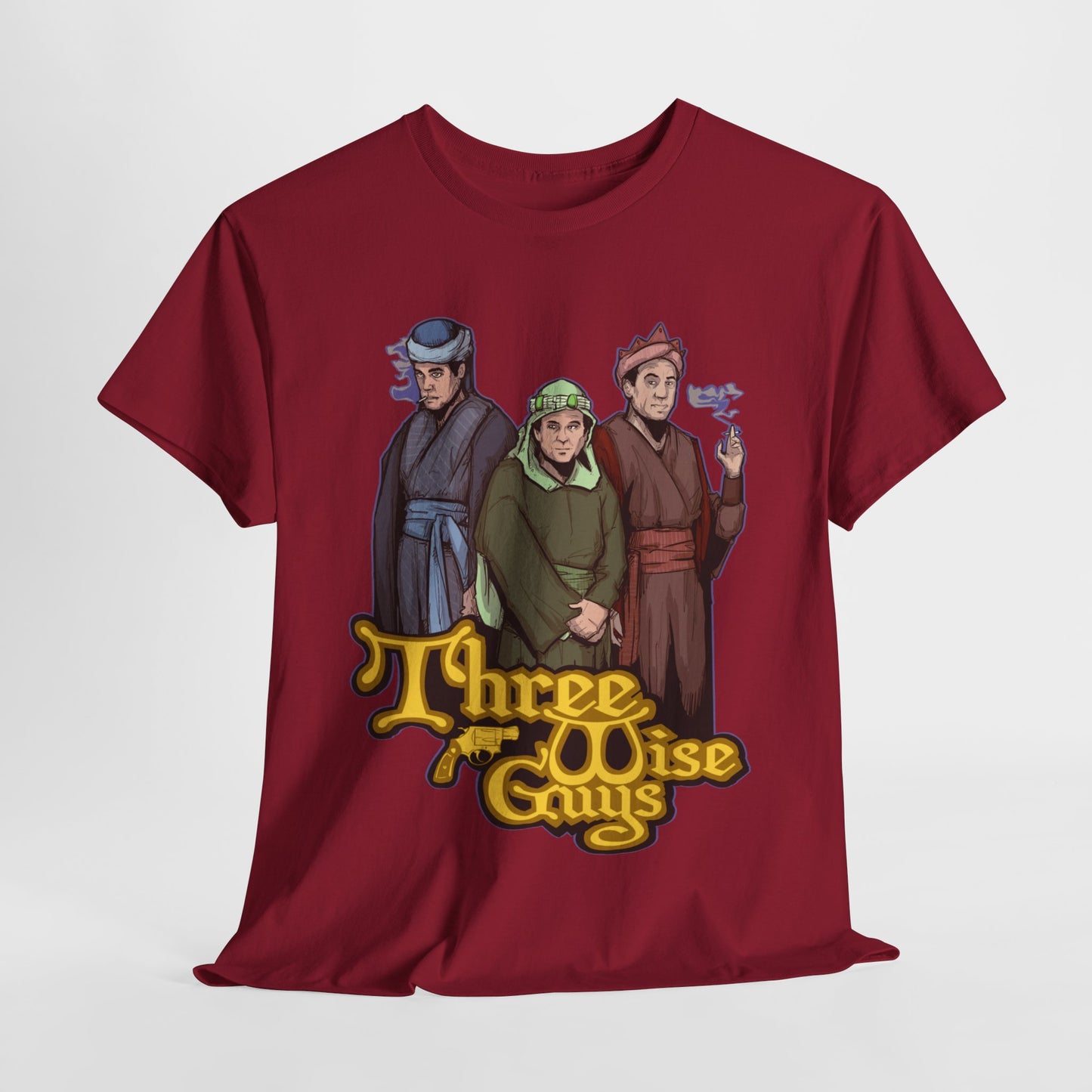 Three Wise Guys Unisex Heavy Cotton Tee