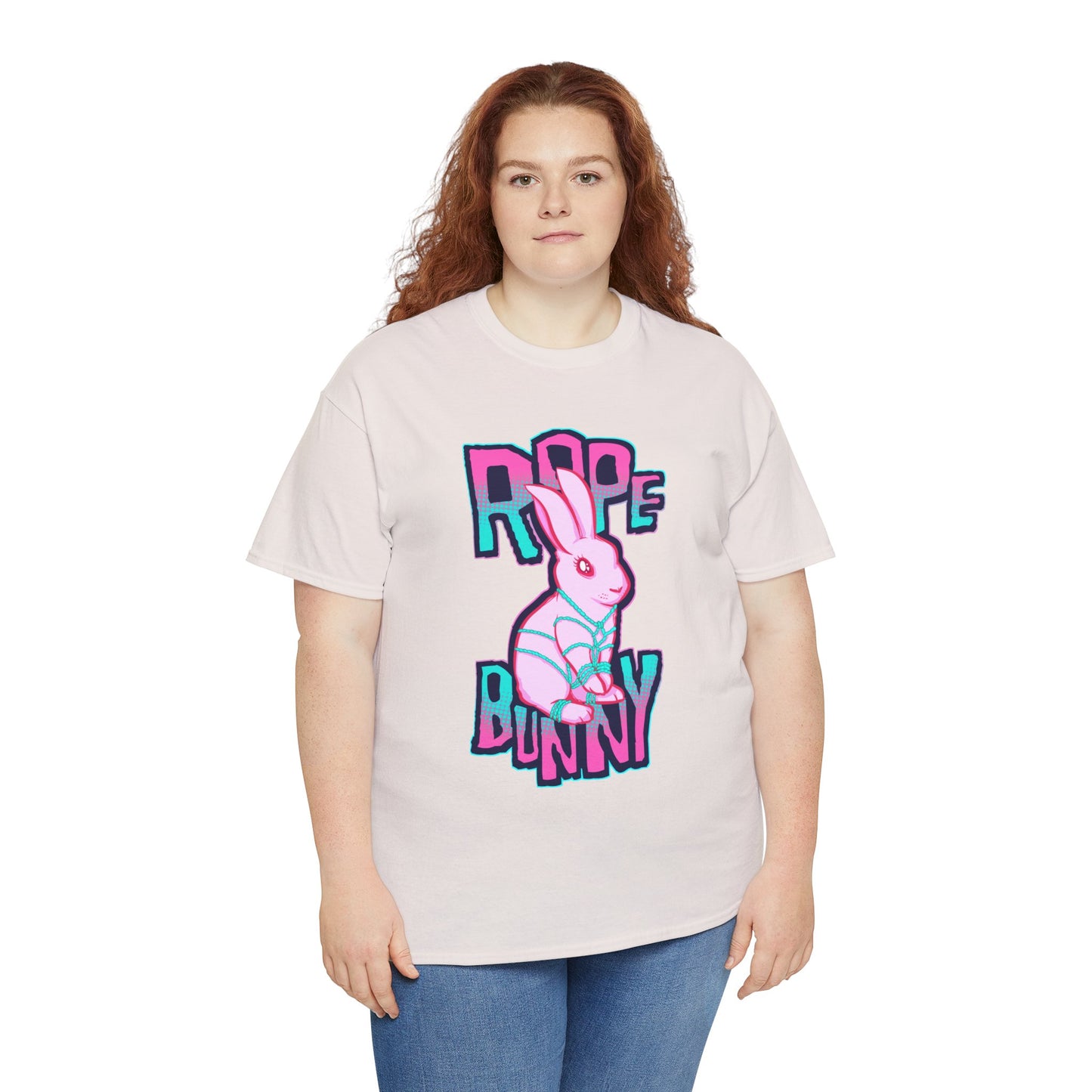 Rope Bunny Unisex Heavy Cotton Tee