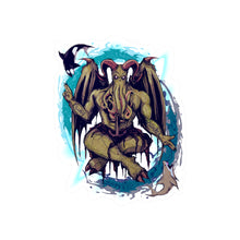 Baphomet Cthulhu Kiss-Cut Vinyl Decal