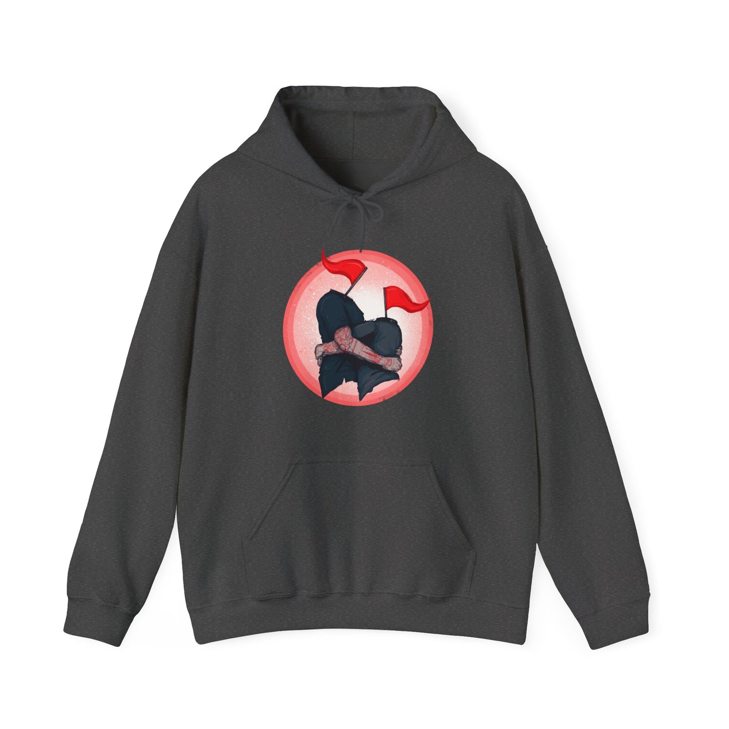 Red Flags Unisex Heavy Blend Hooded Sweatshirt