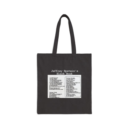 Little Black Book Page 85 Cotton Canvas Tote Bag