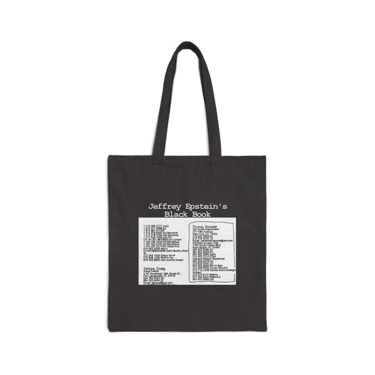 Little Black Book Page 85 Cotton Canvas Tote Bag