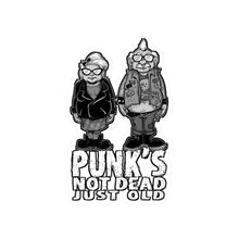 Punk's Not Dead Kiss-Cut Vinyl Decal