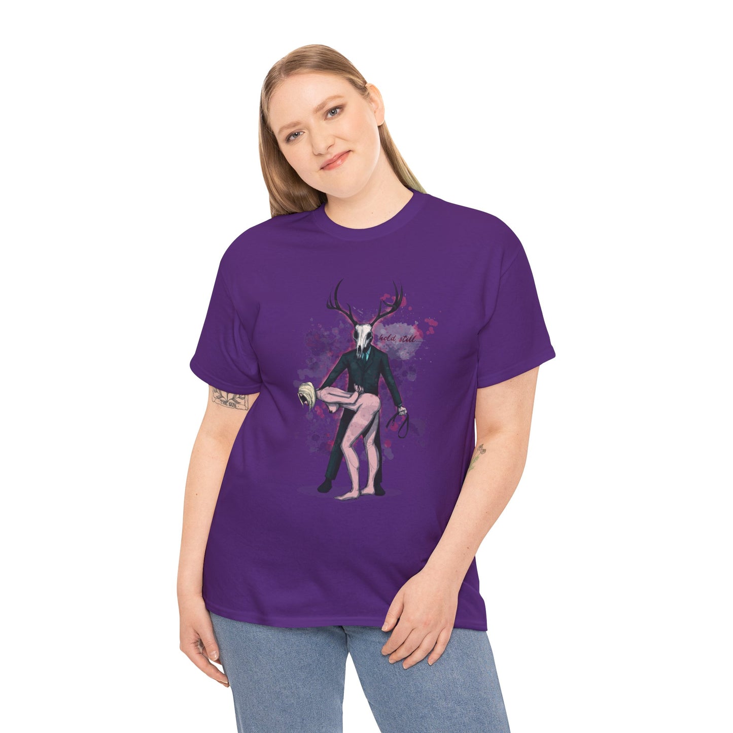 Deer Daddy Series 3: Hold Still Unisex Heavy Cotton Tee
