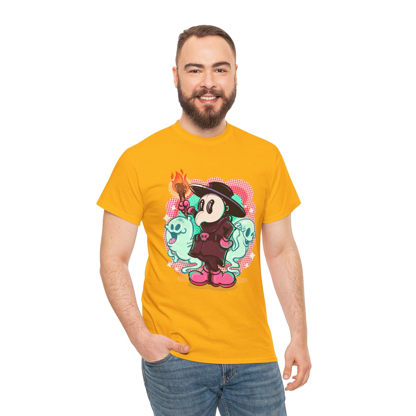 Rubber Hose Plague Doctor Unisex Heavy Cotton Tee