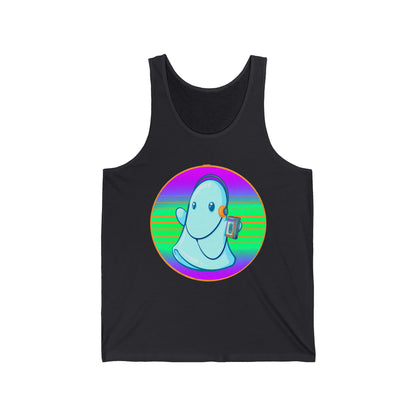 80s Ghost Unisex Jersey Tank