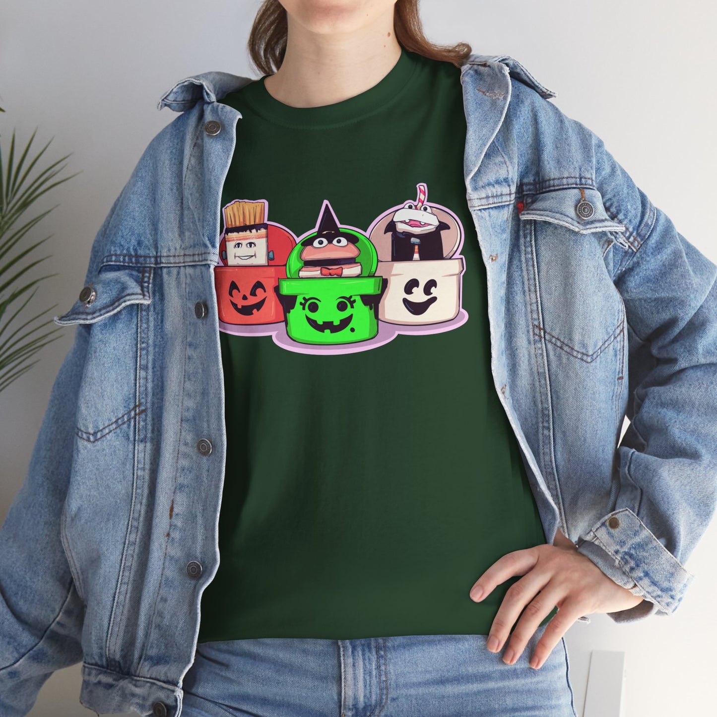 Spooky Fast Food Unisex Heavy Cotton Tee
