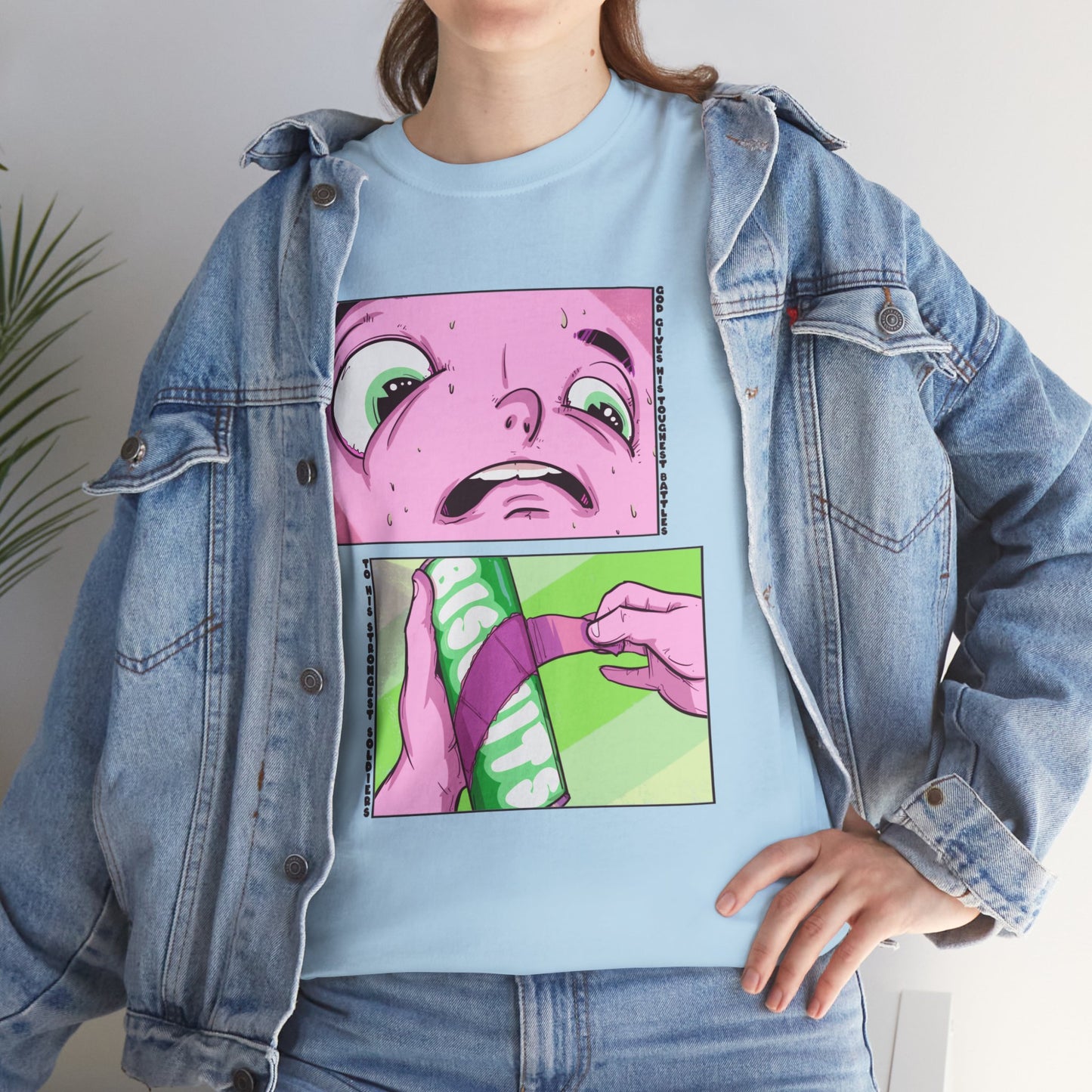 Biscuit Battle Unisex Heavy Cotton Tee