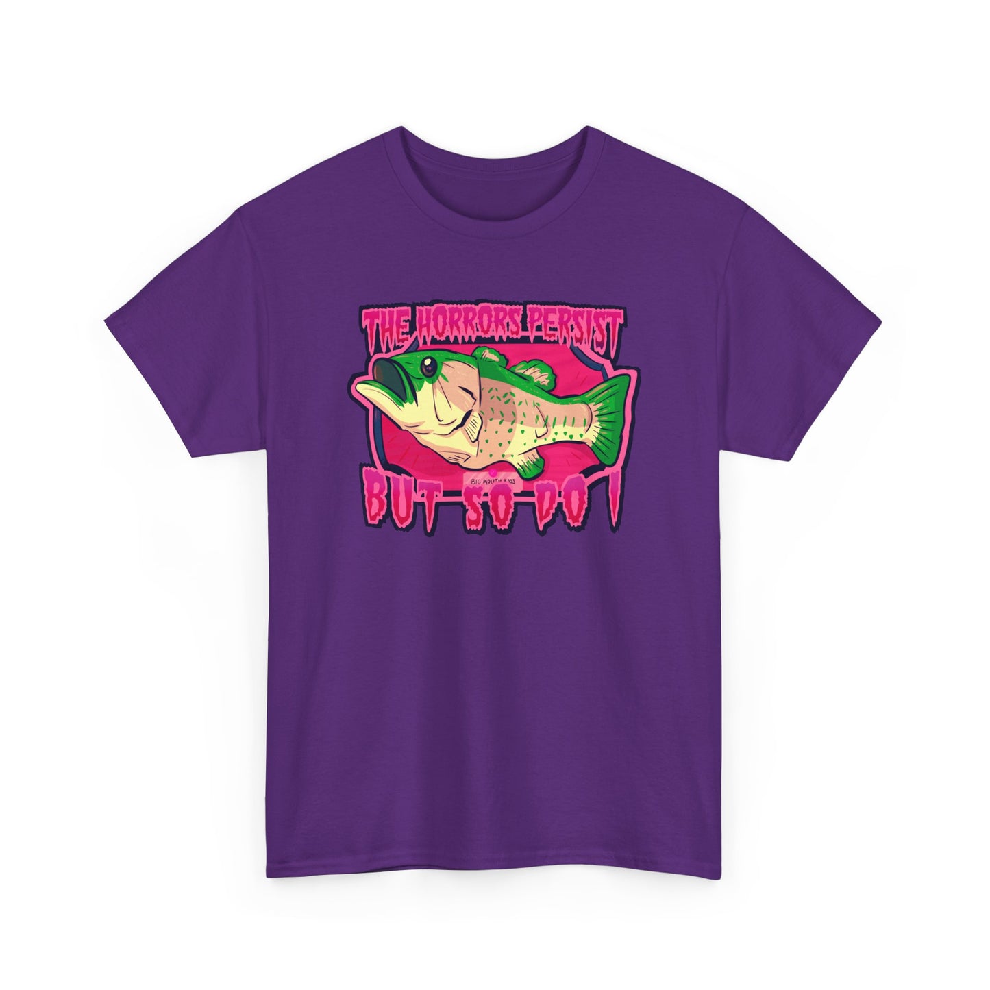 The Horrors Persist Fish Unisex Heavy Cotton Tee