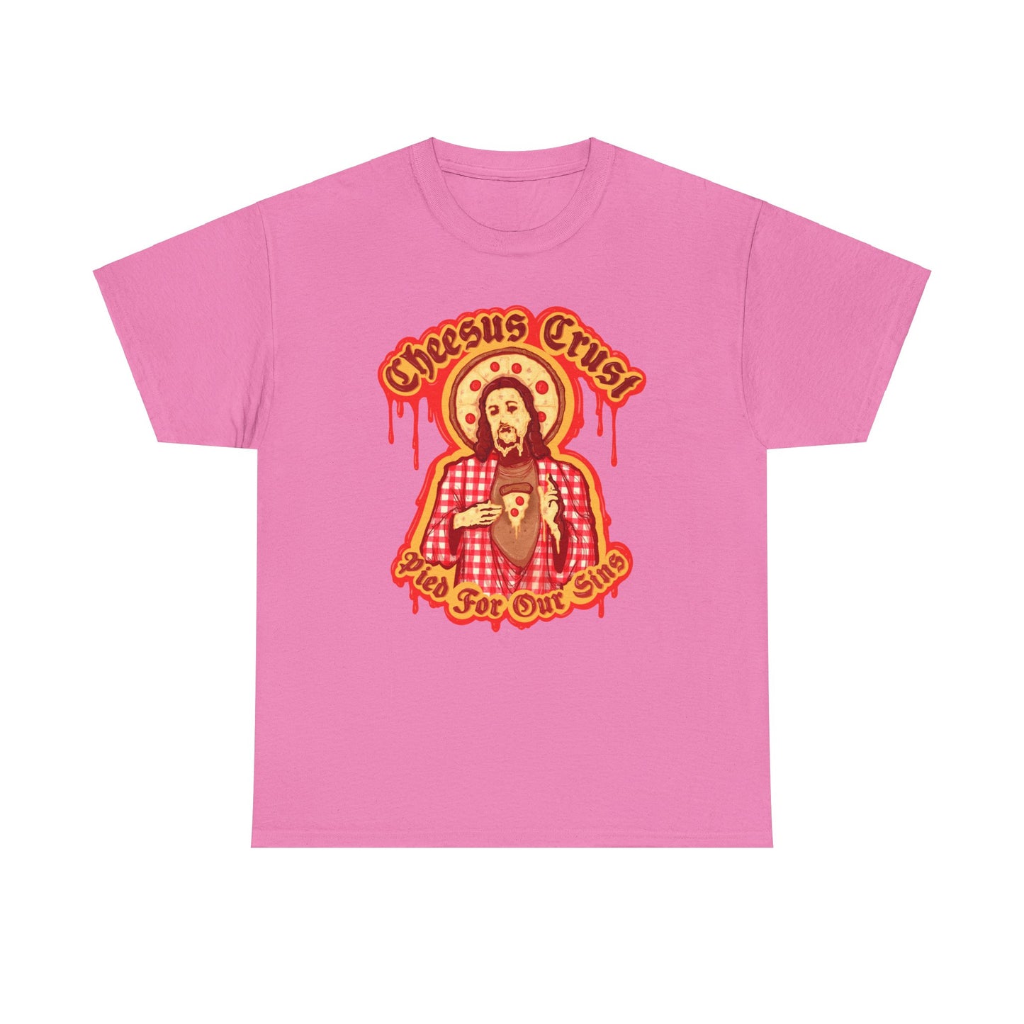 Cheesus Crust Unisex Heavy Cotton Tee