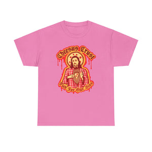 Cheesus Crust Unisex Heavy Cotton Tee