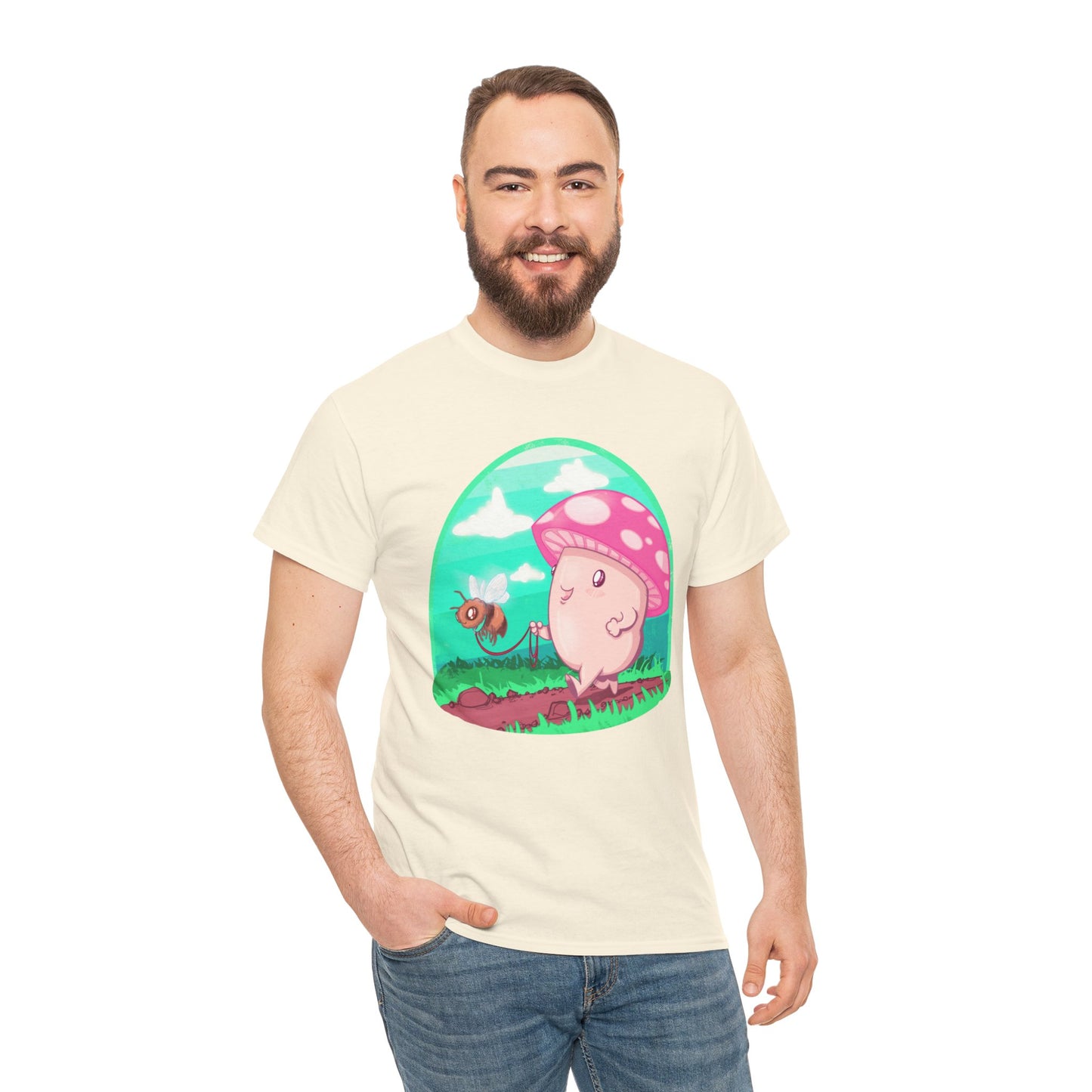 Bee Walk Unisex Heavy Cotton Tee