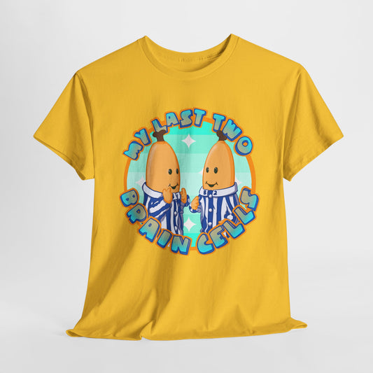 My Last Two Brain Cells Unisex Heavy Cotton Tee