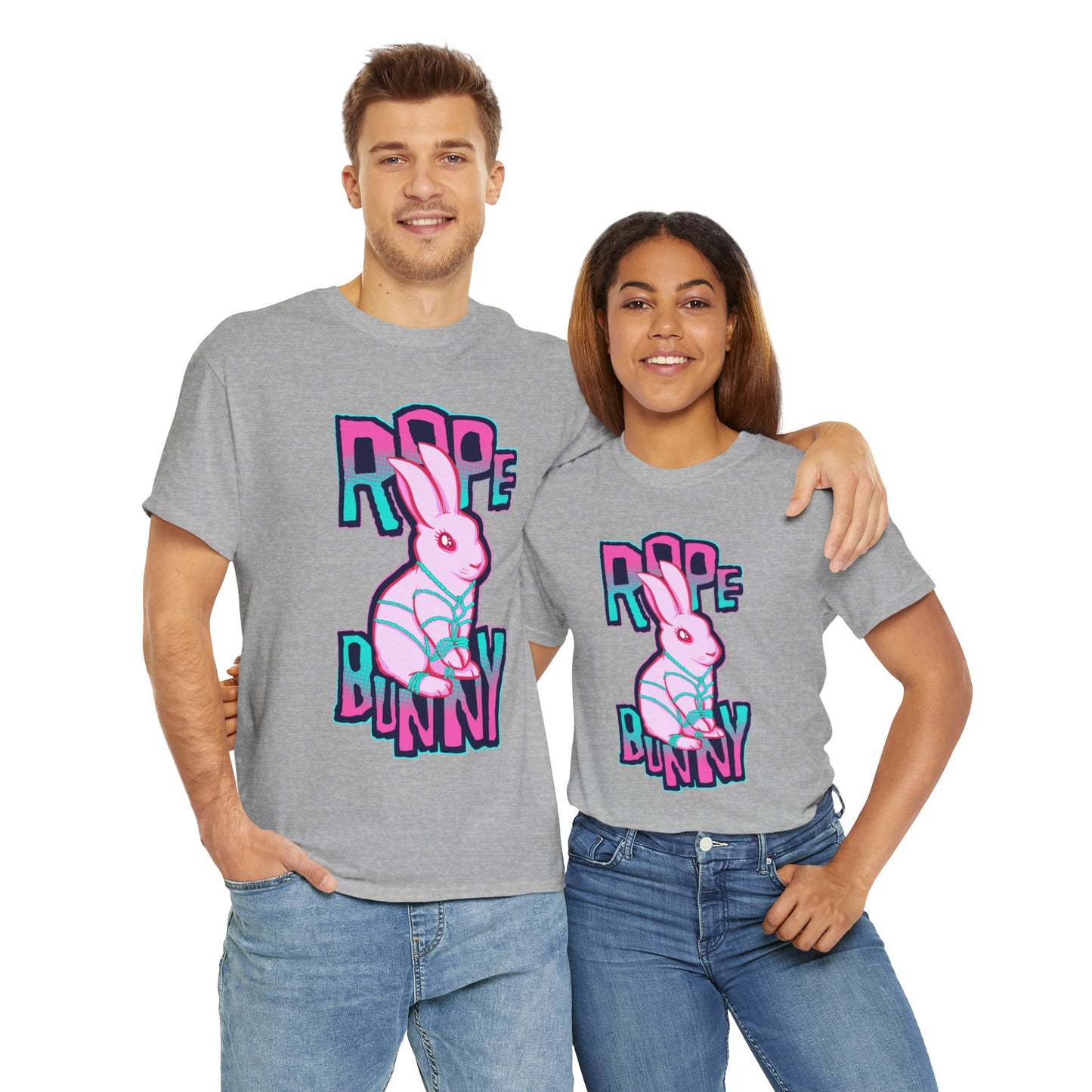 Rope Bunny Unisex Heavy Cotton Tee