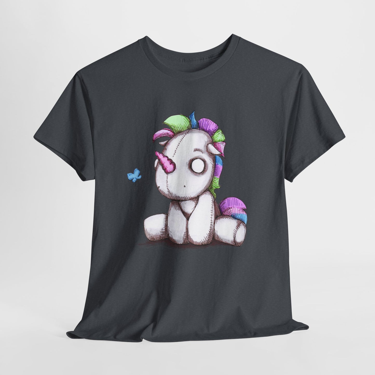 Plushie Unicorn Unisex Heavy Cotton Tee
