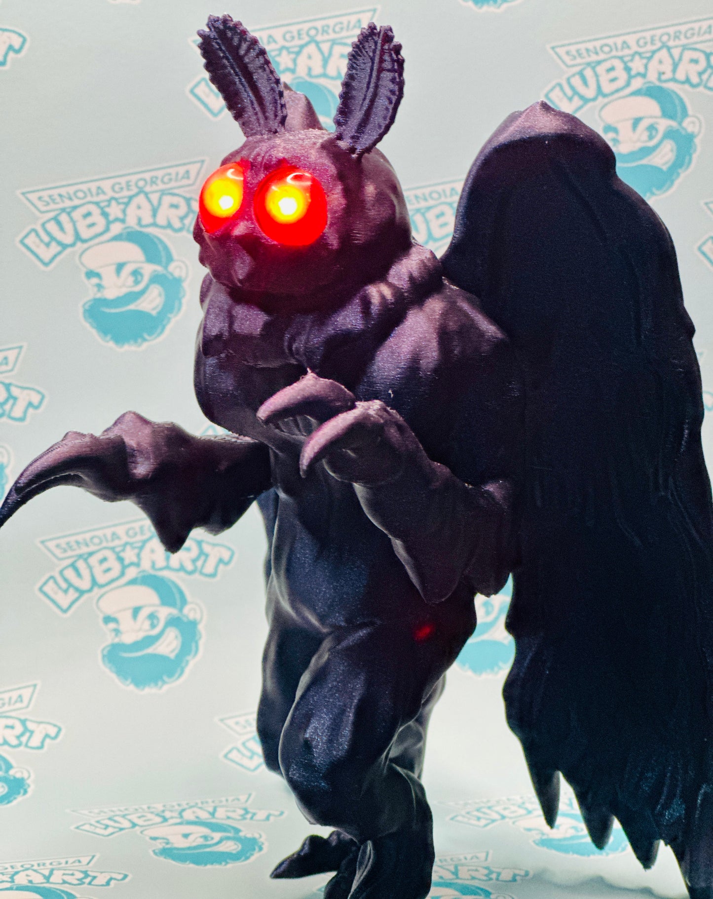 Terrifying Mothman 3D Print Statue