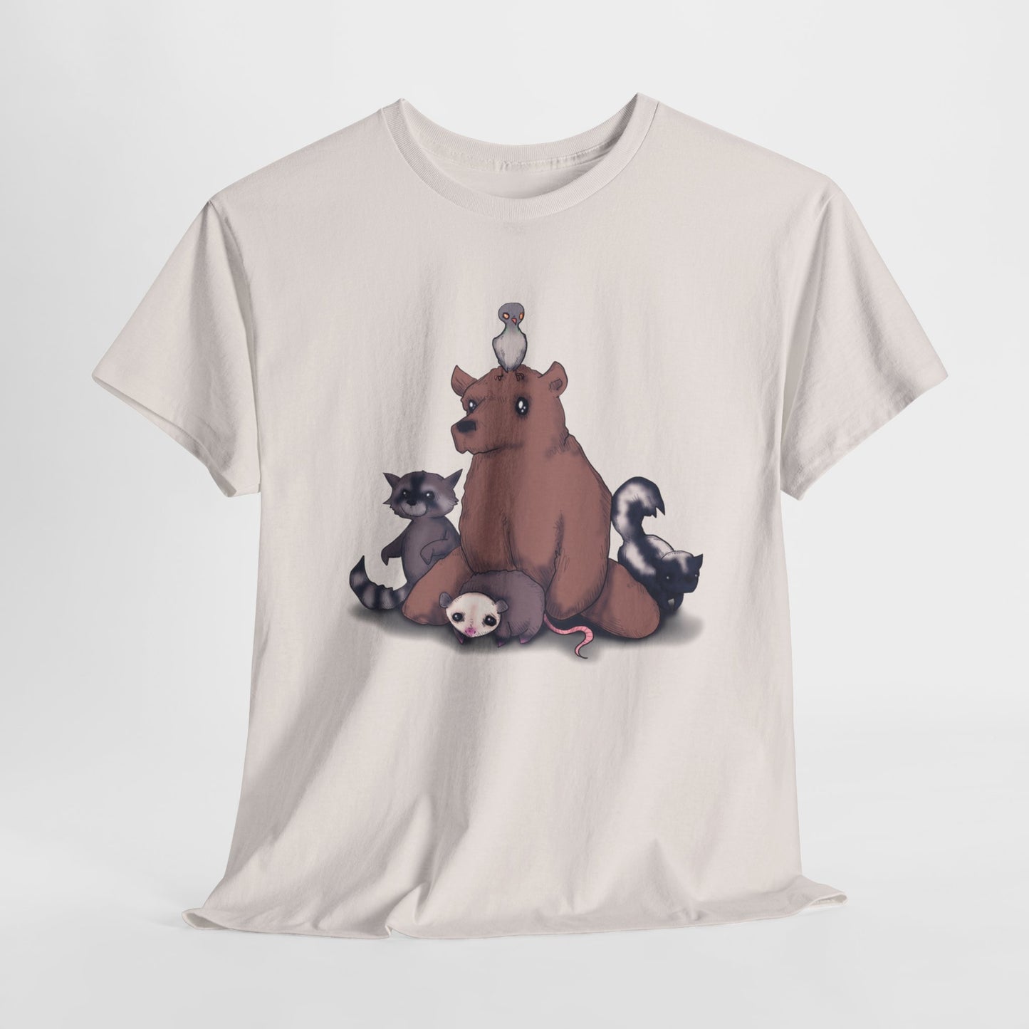 Trash Animals Unisex Heavy Cotton Tee