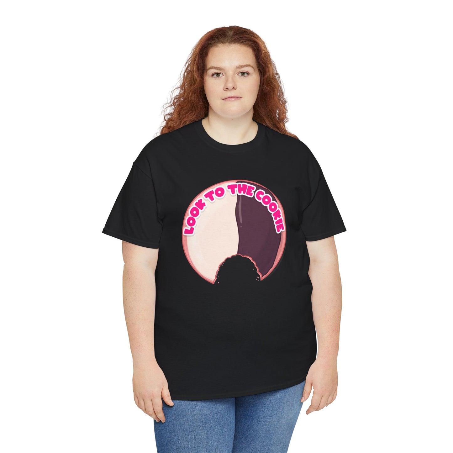 Black & White Cookie Unisex Heavy Cotton Tee