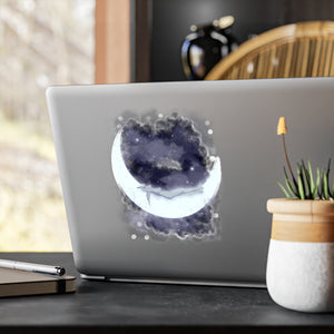 The Girl Who Loved The Moon Kiss-Cut Vinyl Decal