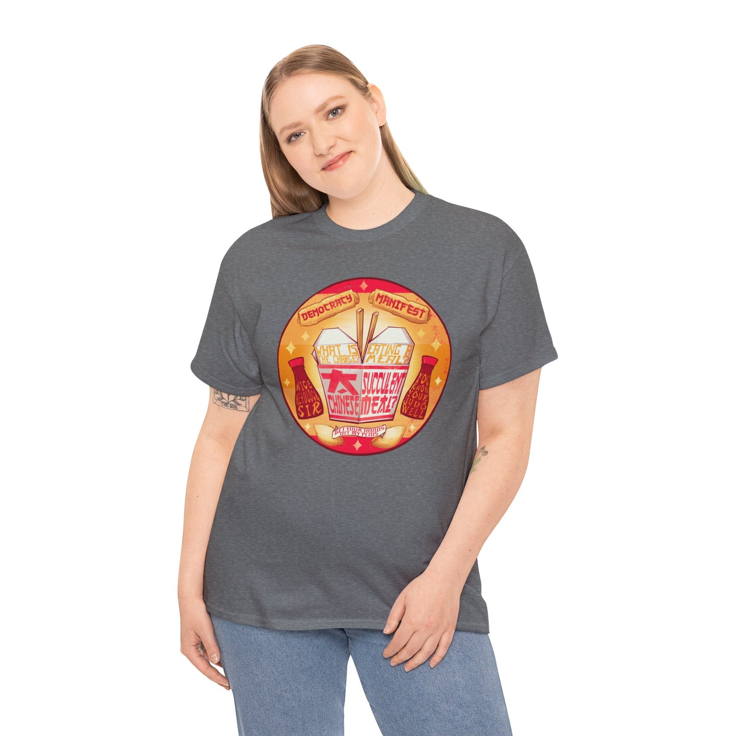 Succulent Chinese Meal Unisex Heavy Cotton Tee