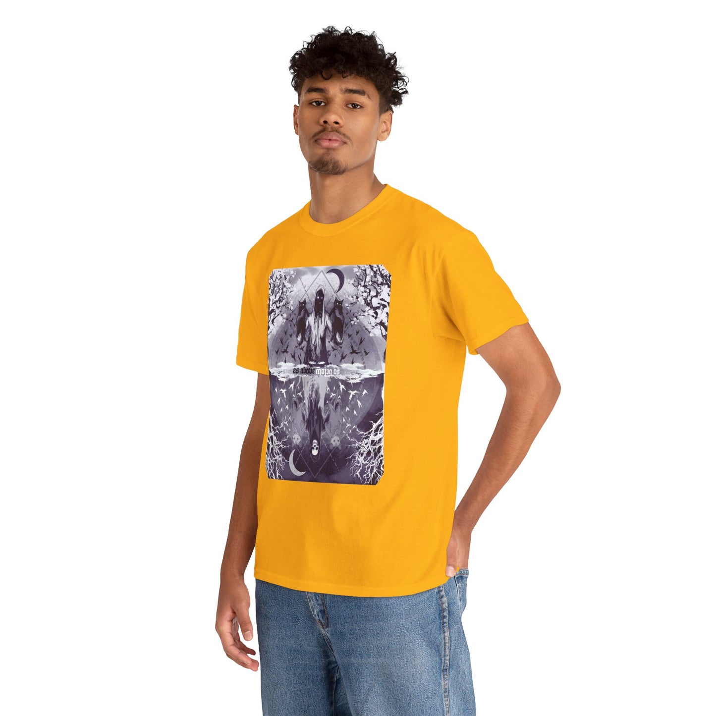 As Above So Below Unisex Heavy Cotton Tee